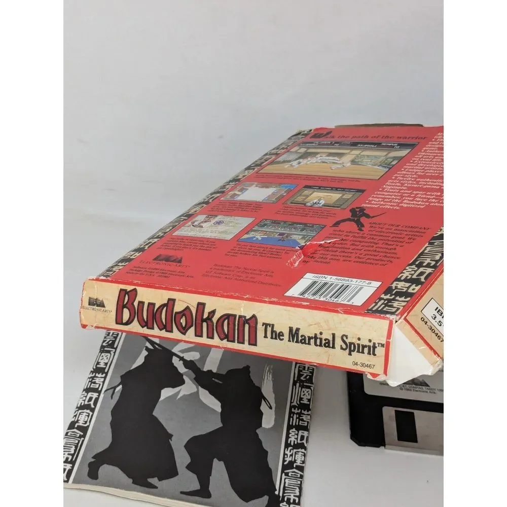Budokan The Martial Spirit Big Box‎ IBM PC Game MS-DOS 3.5
